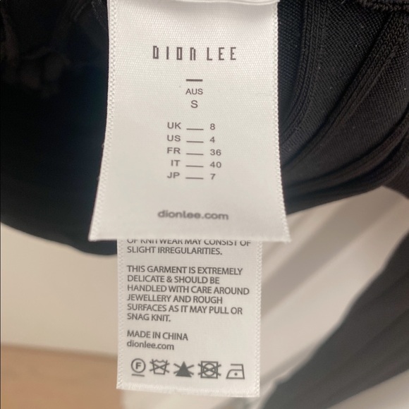 Dion Lee Black Central Braid Top - Picture 8 of 8